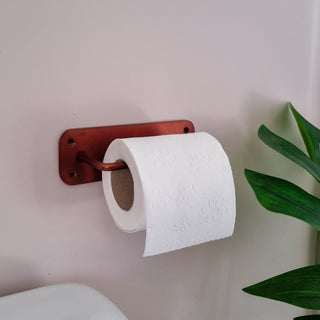 Brown Brass Effect Toilet Roll Holder in Archived from Oriana B www.orianab.com