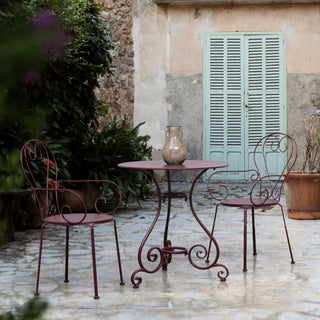 Burgundy Garden Bistro Set | Oriana B Outdoor Furniture Oriana BOutdoor