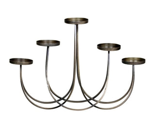 Candlestick with 5 holders for pillar candle in Candles & Holders from Oriana B. www.orianab.com