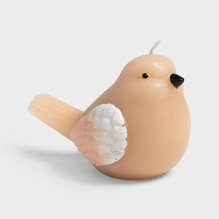 Chirpy Bird Candle Beige in Christmas from Oriana B www.orianab.com