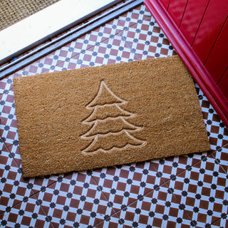 Christmas Tree Doormat in Christmas from Oriana B www.orianab.com
