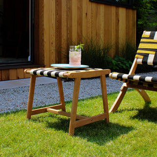 Coloured Woven Garden Stool in Archived from Oriana B www.orianab.com