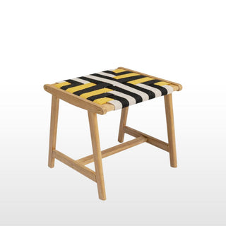 Coloured Woven Garden Stool in Archived from Oriana B www.orianab.com