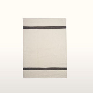 Cotten Linen Black Stripe Tea Towel in Archived from Oriana B www.orianab.com