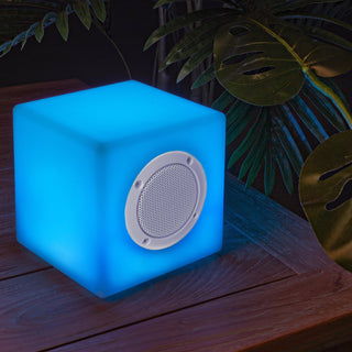 Cube LED Garden SpeakerOriana BHomewares