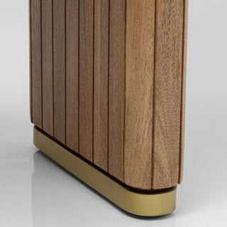 Curved Reeded Natural Wood Desk in Furniture from Oriana B www.orianab.com