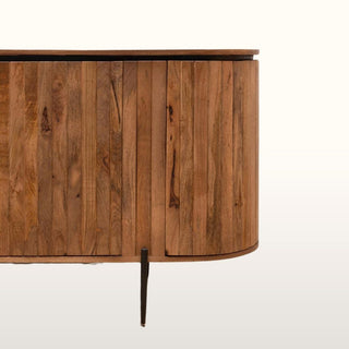 Curved Wood Sideboard in Furniture from Oriana B. www.orianab.com