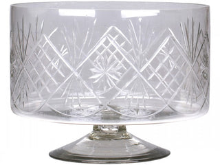 Cut Glass Serving Bowl on Pedestal in Archived from Oriana B www.orianab.com