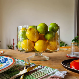 Cut Glass Serving Bowl on Pedestal in Archived from Oriana B www.orianab.com