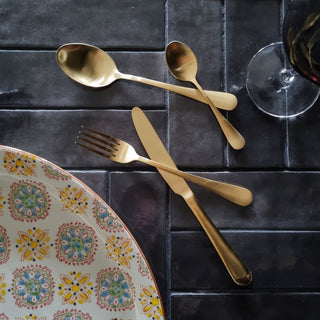 Matte Gold Cutlery | 4 PiecesOriana BHomewares