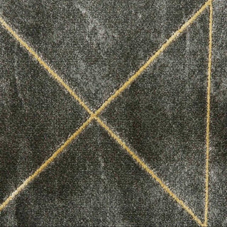 Dark Grey & Gold Rug | 2 sizes in Homewares from Oriana B www.orianab.com