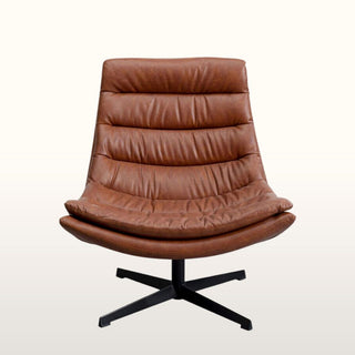 Dark Tan Swivel Armchair in Furniture from Oriana B www.orianab.com