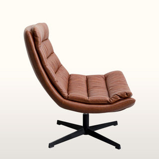 Dark Tan Swivel Armchair in Furniture from Oriana B www.orianab.com