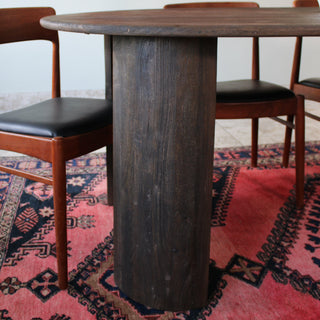 Dark Wood Oval Dining Table in Furniture from Oriana B www.orianab.com