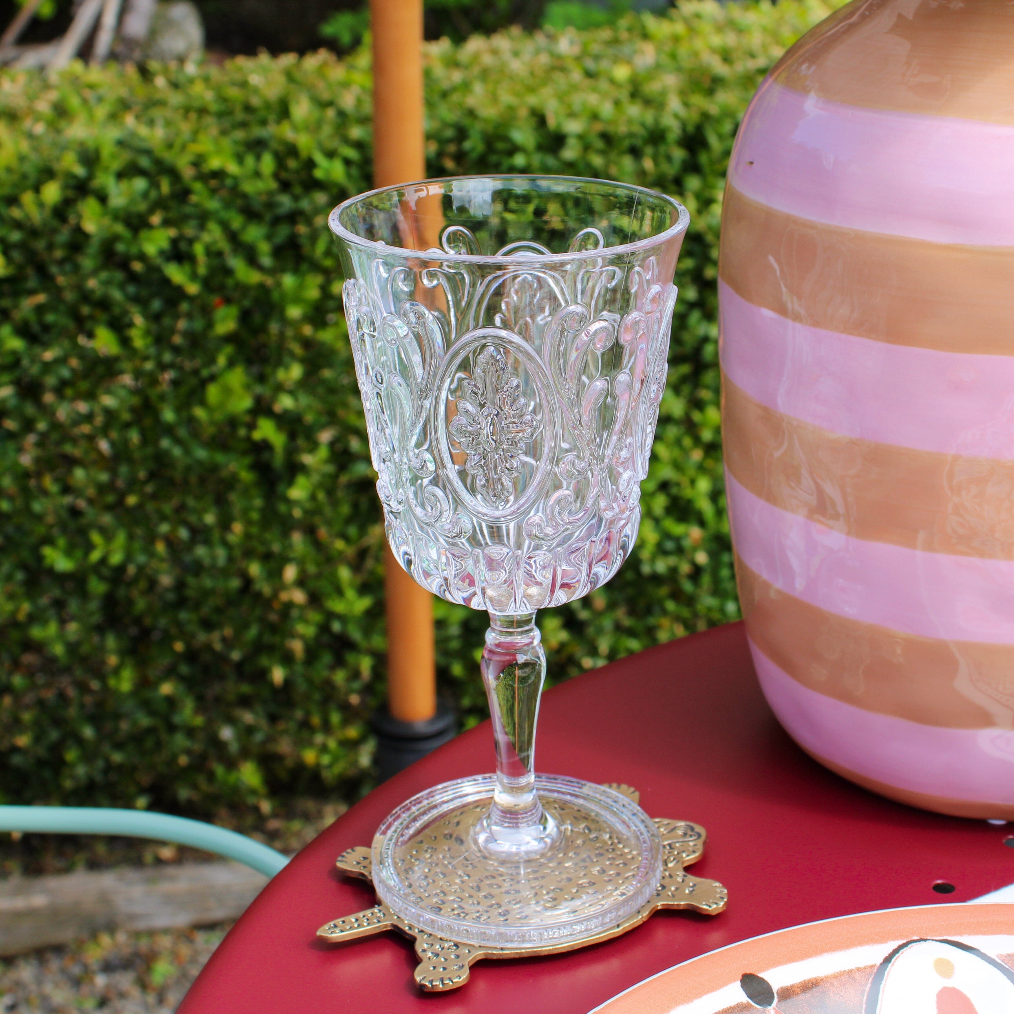 Decorative Acrylic Wine Glass – Oriana B
