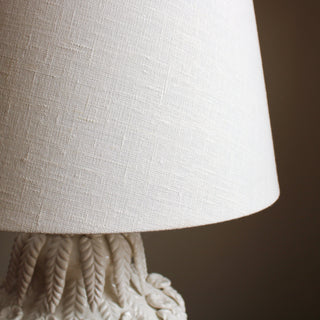 Decorative Ceramic Lamp | White Shade in Homewares from Oriana B. www.orianab.com