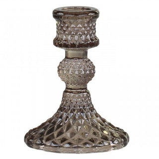 Diamond Glass Candlestick in Archived from Oriana B www.orianab.com