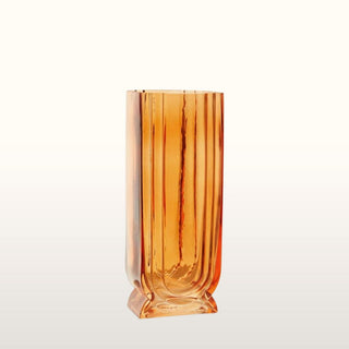 Tall Art Deco Orange VaseOriana BHomewares