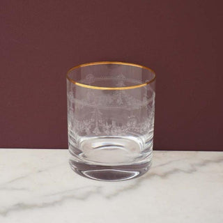 Etched Whisky Tumblers | Set of 6 in Homewares from Oriana B www.orianab.com