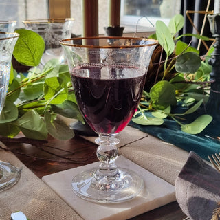 Etched Wine Glass | Set of 6Oriana BHomewares