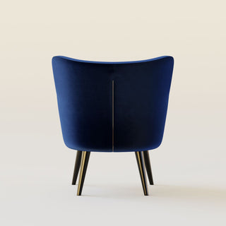 Fireside Chair | Velvet | Royal BlueOriana BBespoke