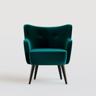 Fireside Chair | Velvet | TealOriana BBespoke
