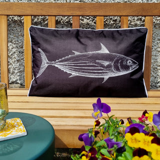Fish Outdoor Garden Cushion in Homewares from Oriana B www.orianab.com