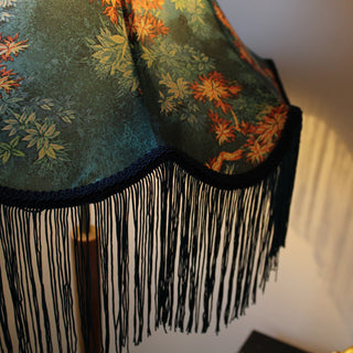 Floral Design Tall Frilled Lampshade | Pendant & ShadeOriana BLighting