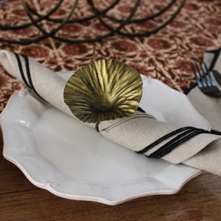 Flower Napkin Ring in Homewares from Oriana B www.orianab.com