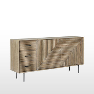 Geometric Design Sideboard with 3 Drawers in Furniture from Oriana B. www.orianab.com