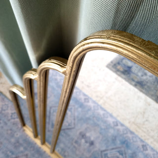 Gold Art Deco Inspired Mirror in Archived from Oriana B www.orianab.com