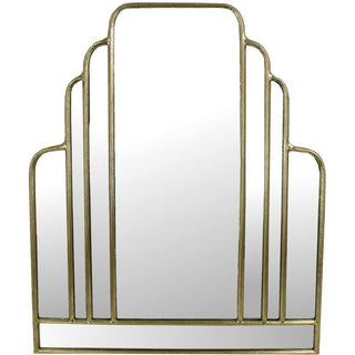 Gold Art Deco Inspired Mirror in Archived from Oriana B www.orianab.com