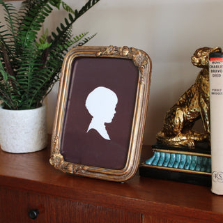 Gold Art Nouveau Inspired Photo Frame in Archived from Oriana B www.orianab.com