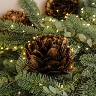 Gold Feather Christmas Tree Decoration in Christmas Decorations from Oriana B www.orianab.com
