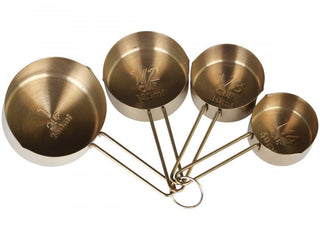 Gold Measuring Cups | Set of 4 in Outlet from Oriana B www.orianab.com