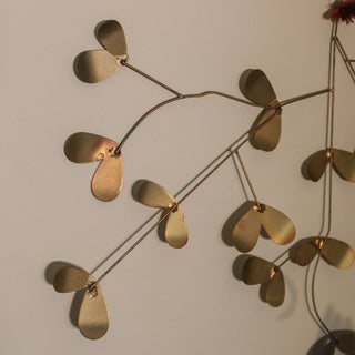 Gold Metal Mistletoe in Christmas Decorations from Oriana B www.orianab.com