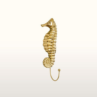 Gold Sea Horse Wall Hook in Archived from Oriana B www.orianab.com