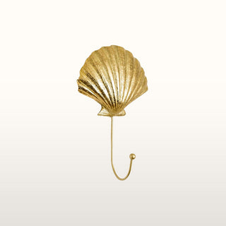 Gold Sea Shell Wall Hook in Archived from Oriana B www.orianab.com