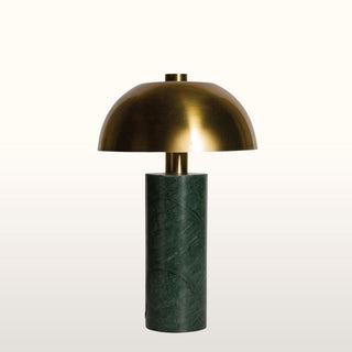 Green Marble & Brass Table Lamp in Lighting from Oriana B www.orianab.com