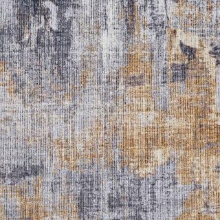 Abstract Rug | Grey & Warm OchreOriana BHomewares
