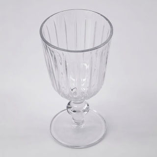 Grooved Wine Glass | Set of 4 in Homewares from Oriana B www.orianab.com