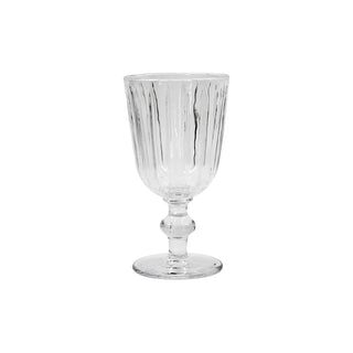Grooved Wine Glass | Set of 4 in Homewares from Oriana B www.orianab.com