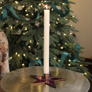Handmade Star Candle Holder | Pink in Christmas Decorations from Oriana B. www.orianab.com