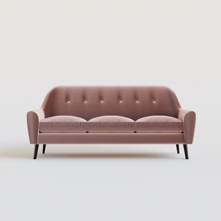 Hepburn | Velvet | Blush in Bespoke from Oriana B www.orianab.com