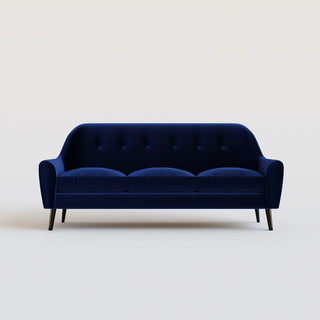 Hepburn | Velvet | Navy in Bespoke from Oriana B www.orianab.com