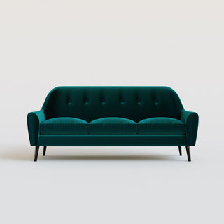 Hepburn | Velvet | Teal in Bespoke from Oriana B www.orianab.com