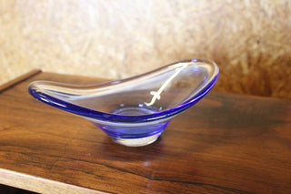 Holmegaard | Blue Glass Dishes | Set of 2 in Archived from Oriana B www.orianab.com