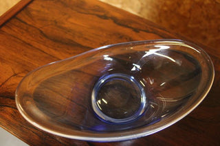 Holmegaard | Blue Glass Dishes | Set of 2 in Archived from Oriana B www.orianab.com