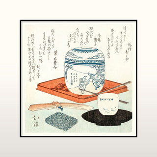Japanese Still Life Print | 61x61 in Homewares from Oriana B www.orianab.com