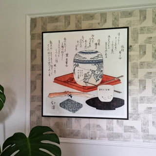 Japanese Still Life Print | 61x61 in Homewares from Oriana B www.orianab.com
